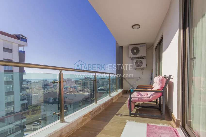 Purchase Turnkey 1+1 75 m² apartment with sea view in Mahmutlar 17 