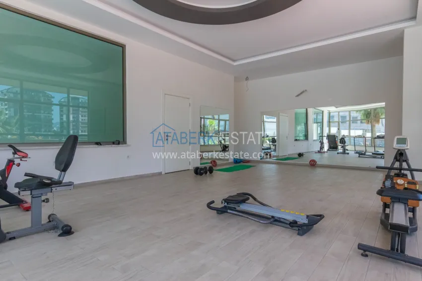 Turnkey 1+1 75 m² apartment with sea view in Mahmutlar 23 