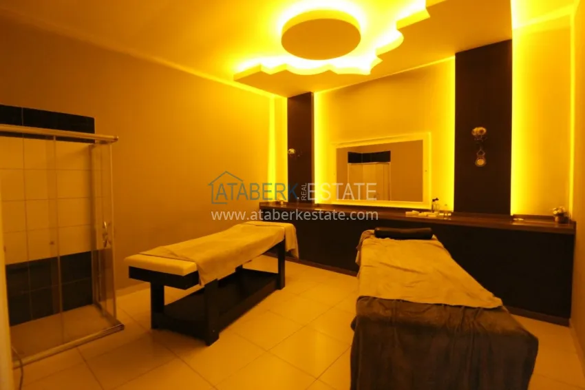 Turnkey 1+1 75 m² apartment with sea view in Mahmutlar 32 