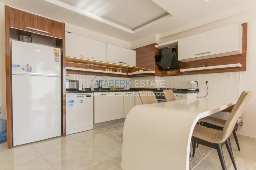 Purchase Turnkey 1+1 75 m² apartment with sea view in Mahmutlar 5 