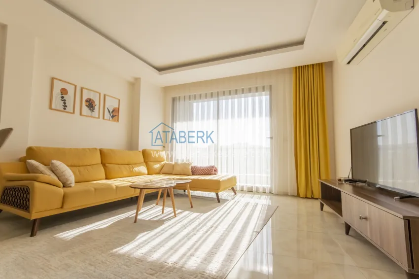 Purchase Turnkey 1+1 75 m² apartment with sea view in Mahmutlar 7 