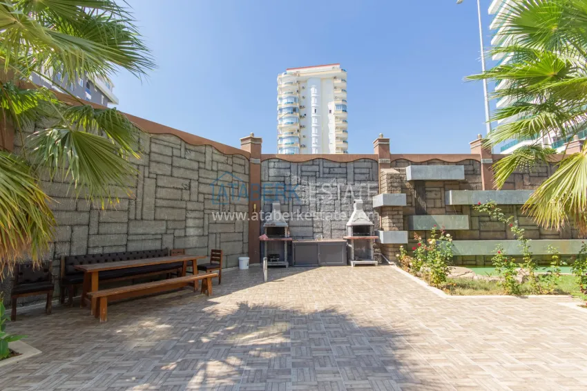 Turnkey 1+1 75 m² apartment with sea view in Mahmutlar 8 