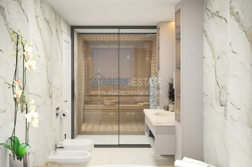 Purchase Premium project in Alanya - luxury villas in the middle of nature, Kestel district 10 