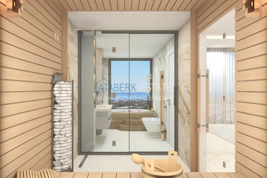 Purchase Premium project in Alanya - luxury villas in the middle of nature, Kestel district 11 