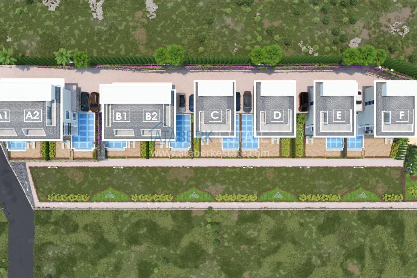 Premium project in Alanya - luxury villas in the middle of nature, Kestel district 12 