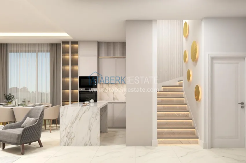 Purchase Premium project in Alanya - luxury villas in the middle of nature, Kestel district 1 