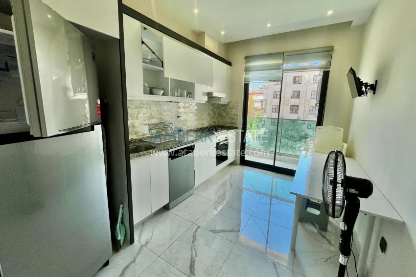 Purchase Apartment 2+1 in the center of Alanya - with a separate kitchen, furniture, suitable for a residence permit 2
