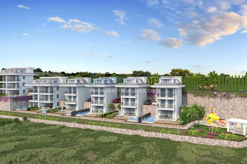 Premium project in Alanya - luxury villas in the middle of nature, Kestel district 3 