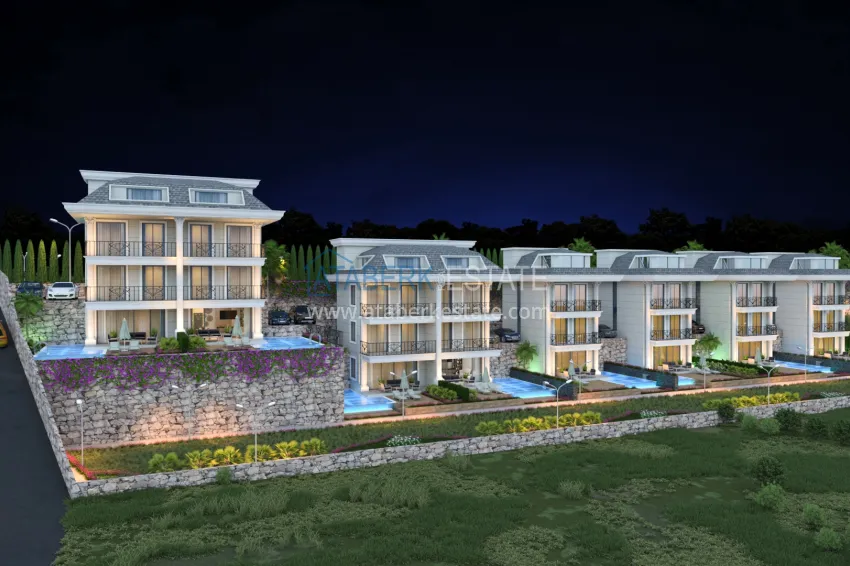 Premium project in Alanya - luxury villas in the middle of nature, Kestel district 4 