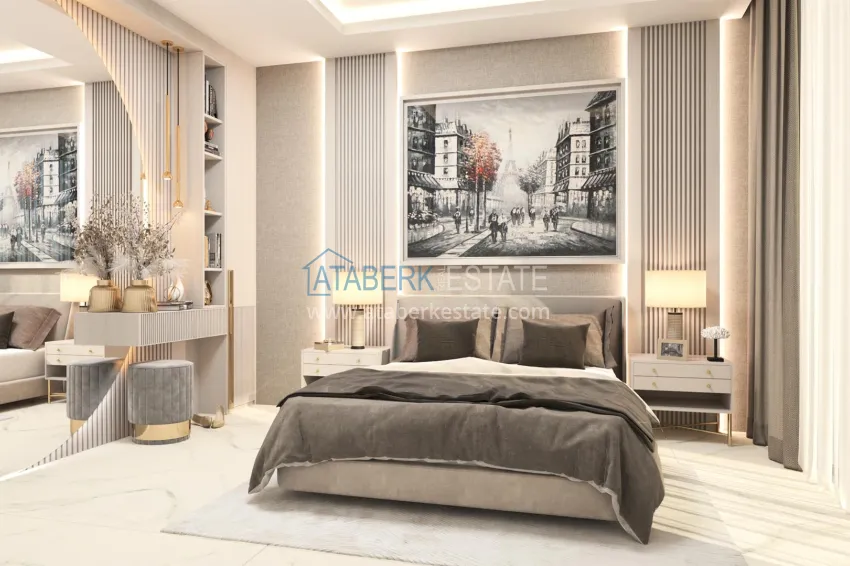 Purchase Premium project in Alanya - luxury villas in the middle of nature, Kestel district 8 