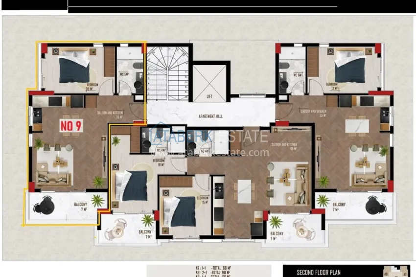 Buy cheap Apartment 1+1 in Oba is a new option with a fine finish and a convenient location 1 