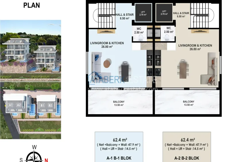 Buy cheap Premium project in Alanya - luxury villas in the middle of nature, Kestel district 1 