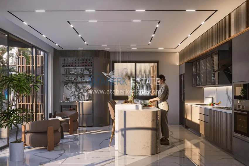 Purchase Luxury private mansion in Alanya, Kargicak — real estate for citizenship 10 