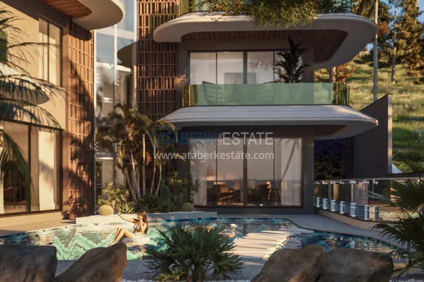 Luxury private mansion in Alanya, Kargicak — real estate for citizenship 11 