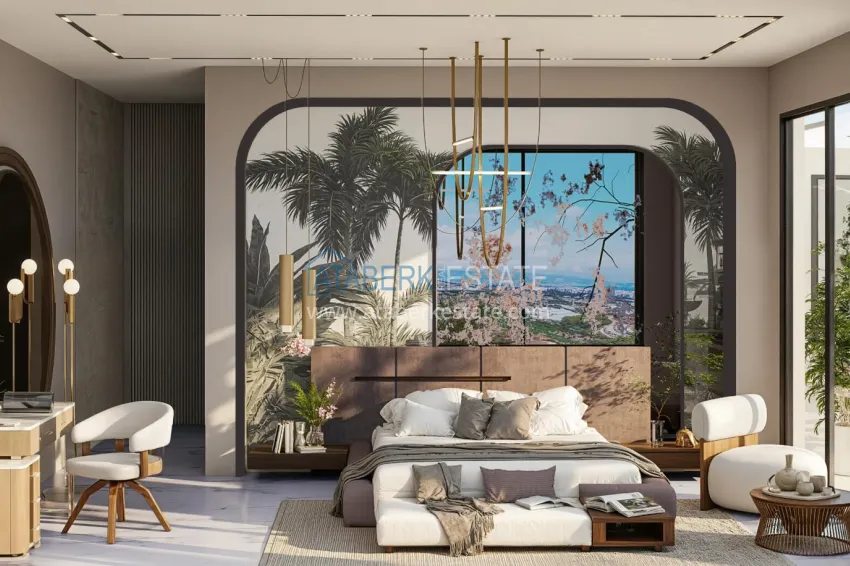 Purchase Luxury private mansion in Alanya, Kargicak — real estate for citizenship 12 