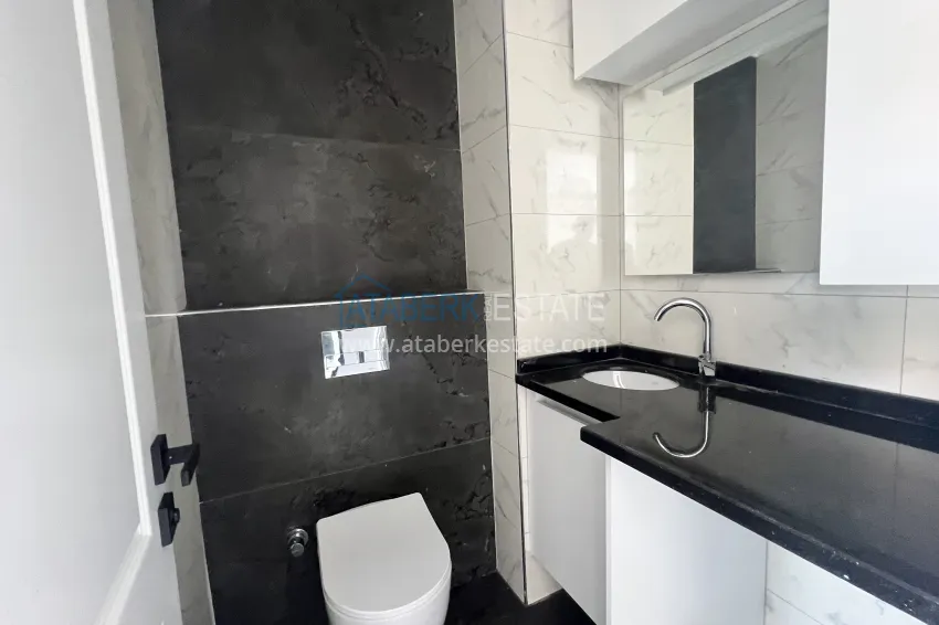 Purchase 2+1 duplex in Kargicak, 250 meters from the beach - duplex penthouse with sea view 13 