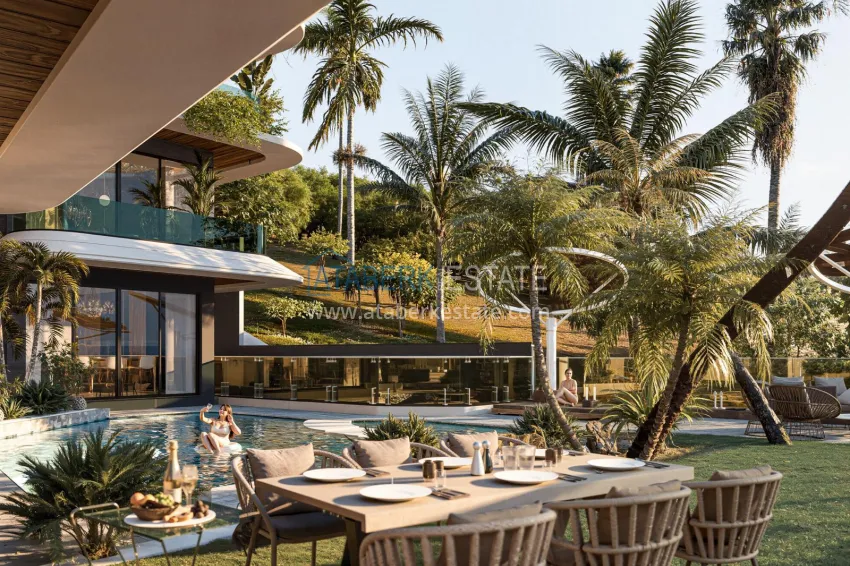 Luxury private mansion in Alanya, Kargicak — real estate for citizenship 14 