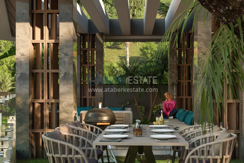 Luxury private mansion in Alanya, Kargicak — real estate for citizenship 15 