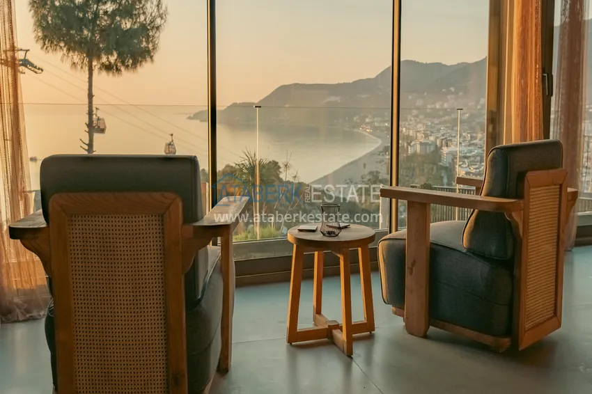 Apartments with panoramic views from the developer in the historic heart of Alanya. Property for a residence permit 29 