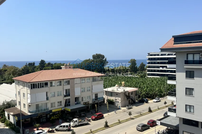 Purchase 2+1 duplex in Kargicak, 250 meters from the beach - duplex penthouse with sea view 19 
