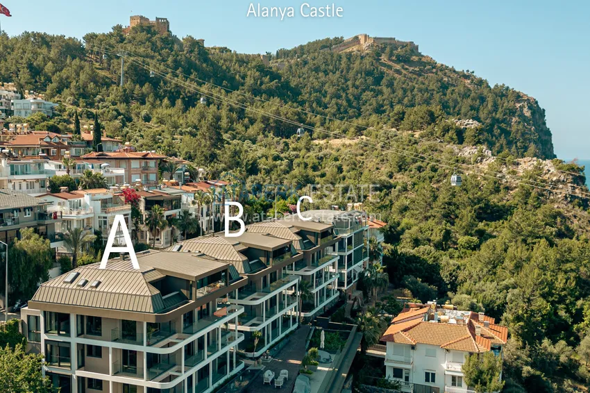 Apartments with panoramic views from the developer in the historic heart of Alanya. Property for a residence permit 6 
