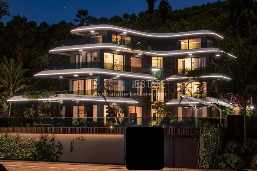 Luxury private mansion in Alanya, Kargicak — real estate for citizenship 3 