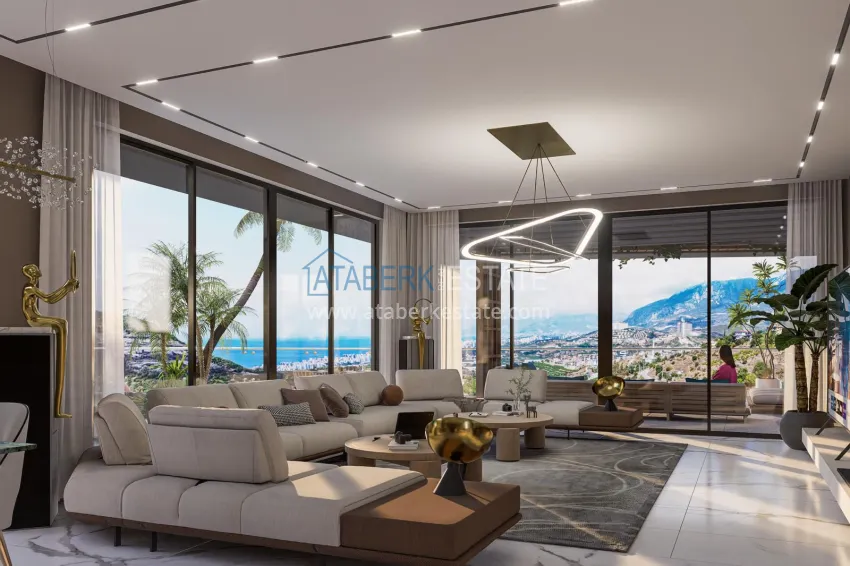 Purchase Luxury private mansion in Alanya, Kargicak — real estate for citizenship 3 