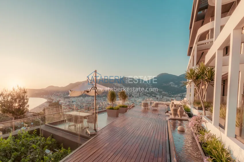 Apartments with panoramic views from the developer in the historic heart of Alanya. Property for a residence permit 8 