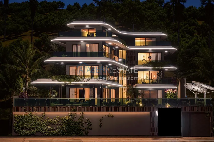 Luxury private mansion in Alanya, Kargicak — real estate for citizenship 4 