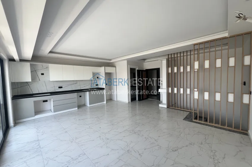 Purchase 2+1 duplex in Kargicak, 250 meters from the beach - duplex penthouse with sea view 5 