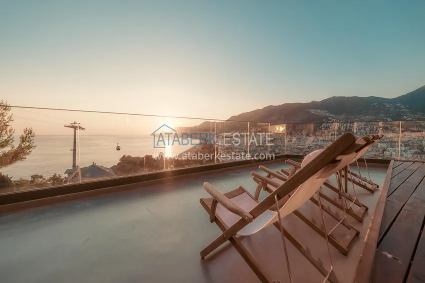 Apartments with panoramic views from the developer in the historic heart of Alanya. Property for a residence permit 9 