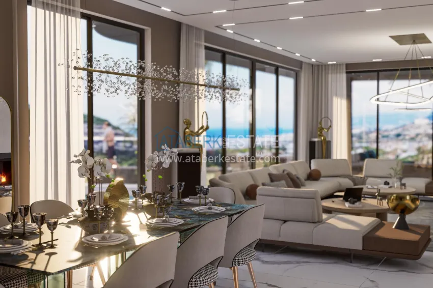 Purchase Luxury private mansion in Alanya, Kargicak — real estate for citizenship 5 