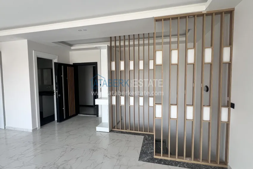 Purchase 2+1 duplex in Kargicak, 250 meters from the beach - duplex penthouse with sea view 6 