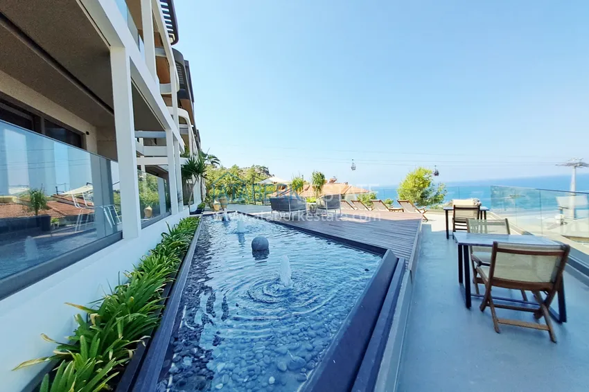 Apartments with panoramic views from the developer in the historic heart of Alanya. Property for a residence permit 21 