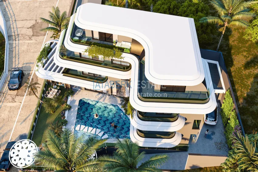 Luxury private mansion in Alanya, Kargicak — real estate for citizenship 9 