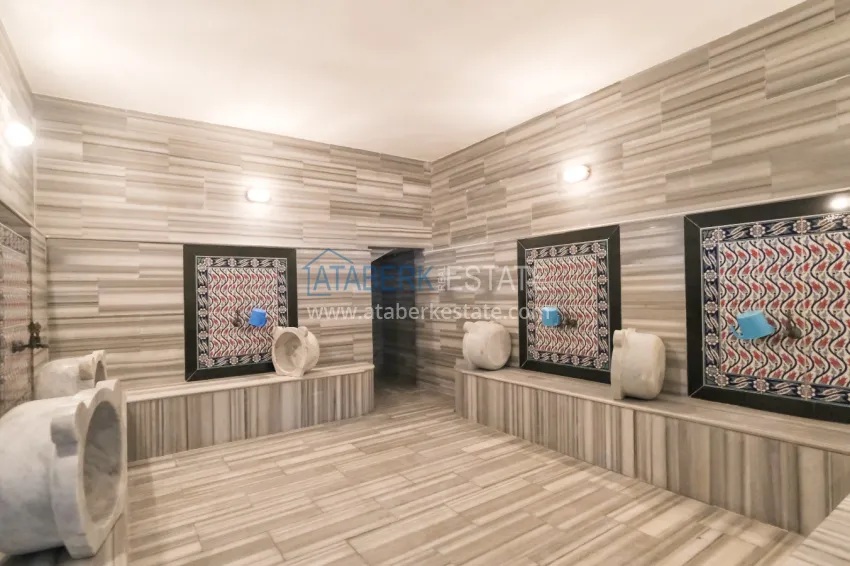 Furnished apartment with mountain views in Mahmutlar 14 