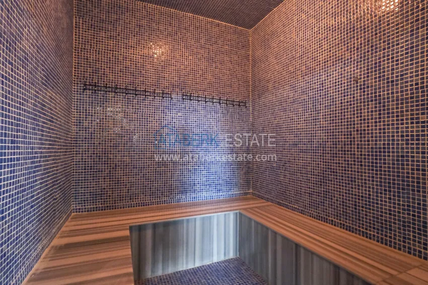 Furnished apartment with mountain views in Mahmutlar 15 