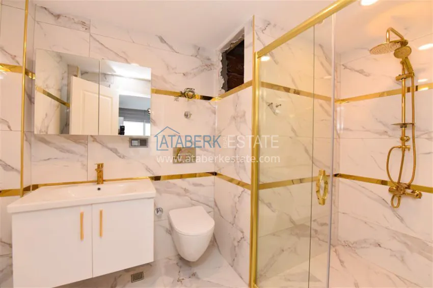 Purchase Stylish 3+2 turnkey duplex with sauna in Oba - suitable for citizenship, installments available 16 