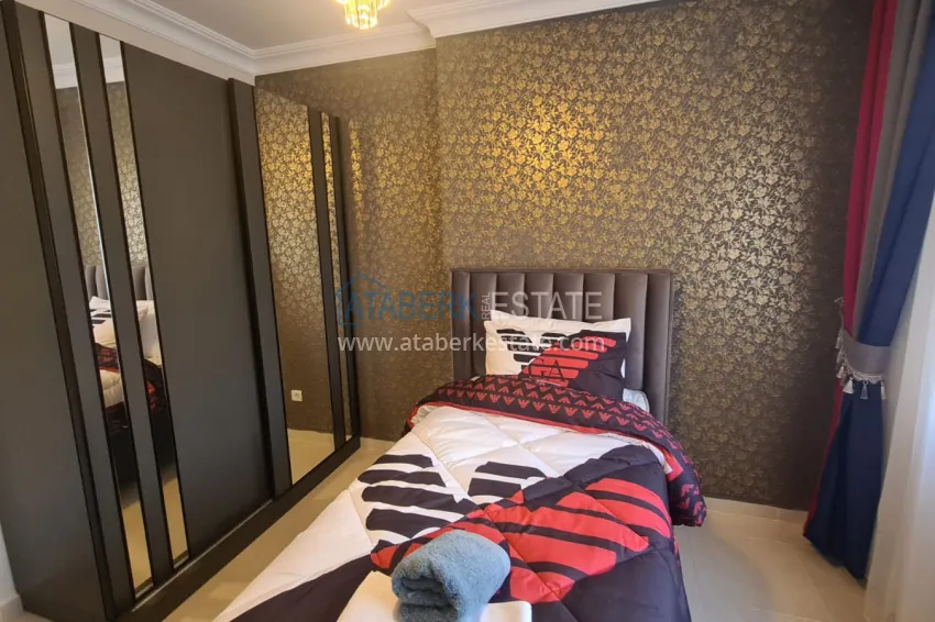 Purchase Furnished apartment with mountain views in Mahmutlar 17 