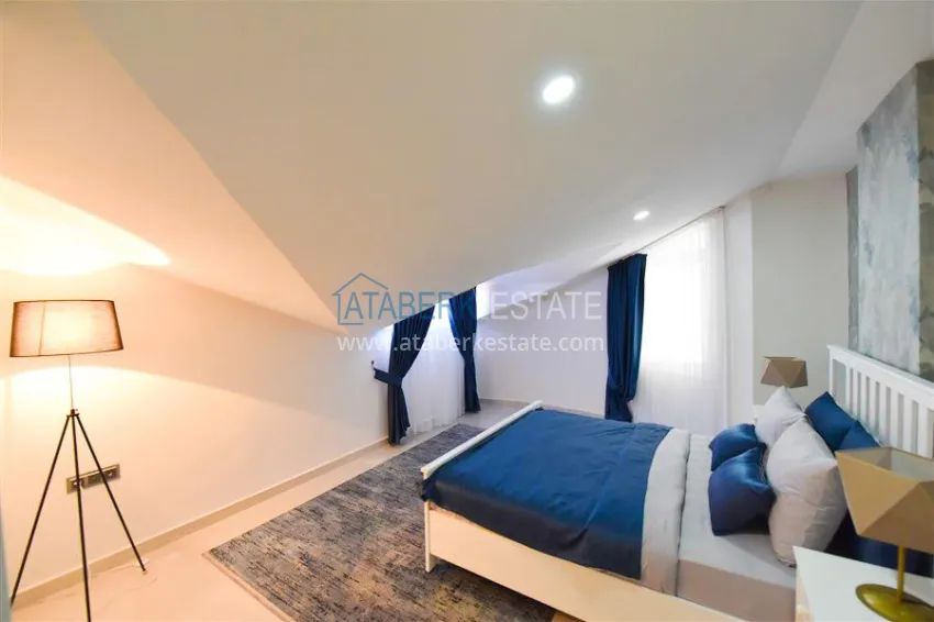 Purchase Stylish 3+2 turnkey duplex with sauna in Oba - suitable for citizenship, installments available 21 