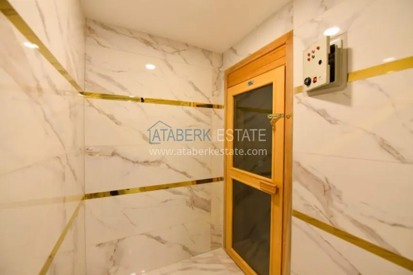 Purchase Stylish 3+2 turnkey duplex with sauna in Oba - suitable for citizenship, installments available 23 