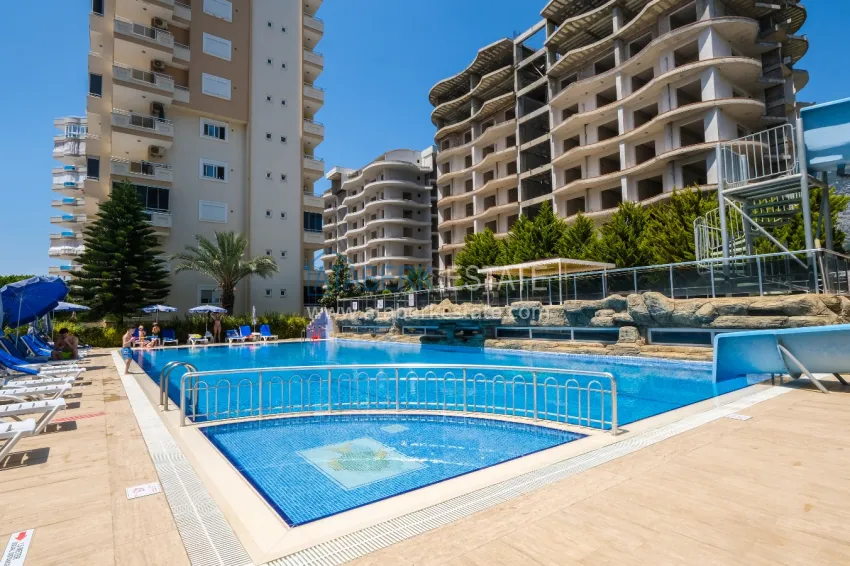 Furnished apartment with mountain views in Mahmutlar 2 