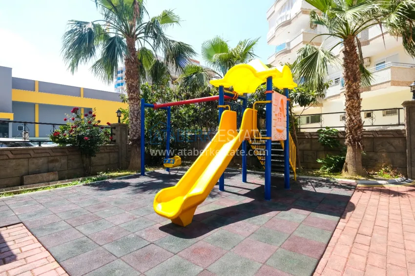 Furnished apartment with mountain views in Mahmutlar 4 