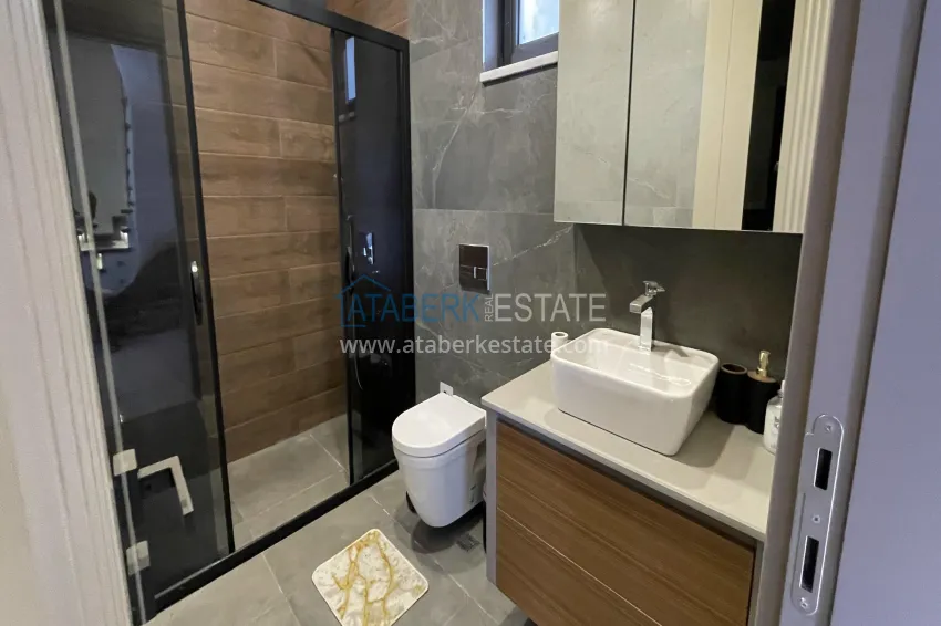 Purchase Elite 3+1 villa in Kargicak — two-level furnished in a cottage complex 5 