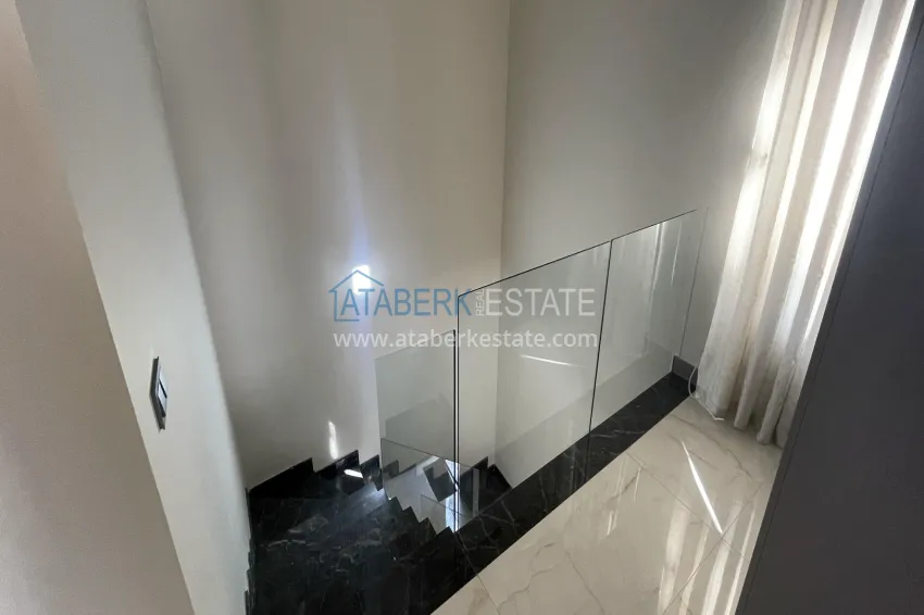 Purchase Elite 3+1 villa in Kargicak — two-level furnished in a cottage complex 7 