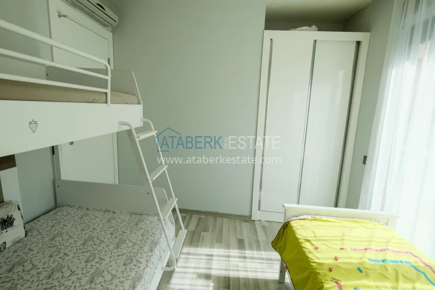 Purchase Garden duplex 3+1 in Kargicak with furniture - property under citizenship 15 