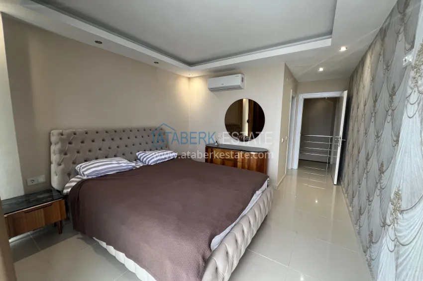 Purchase 3+1 villa in Kargicak with private pool, furniture and panoramic views 11 
