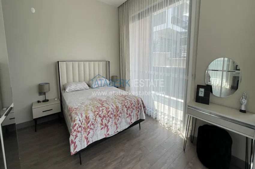 Purchase Elite 3+1 villa in Kargicak — two-level furnished in a cottage complex 15 