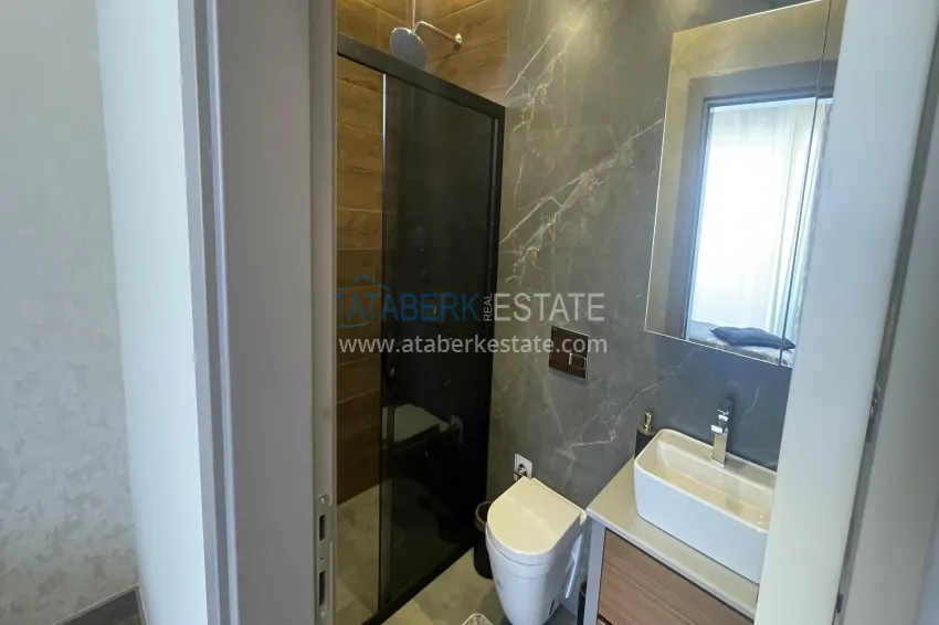 Purchase Elite 3+1 villa in Kargicak — two-level furnished in a cottage complex 19 