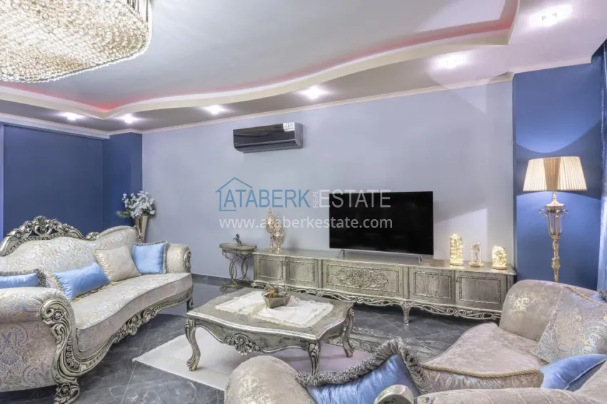 Purchase Elite 3+1 penthouse in Oba - a two-level apartment with a luxurious interior 3 